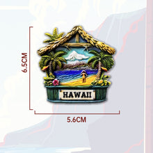 将图片加载到图库查看器，Hawaiian Magnetic - Vibrant Hawaii Themed Decor for Your Refrigerator