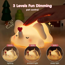 将图片加载到图库查看器，Sweet Heart Elephant Night Light