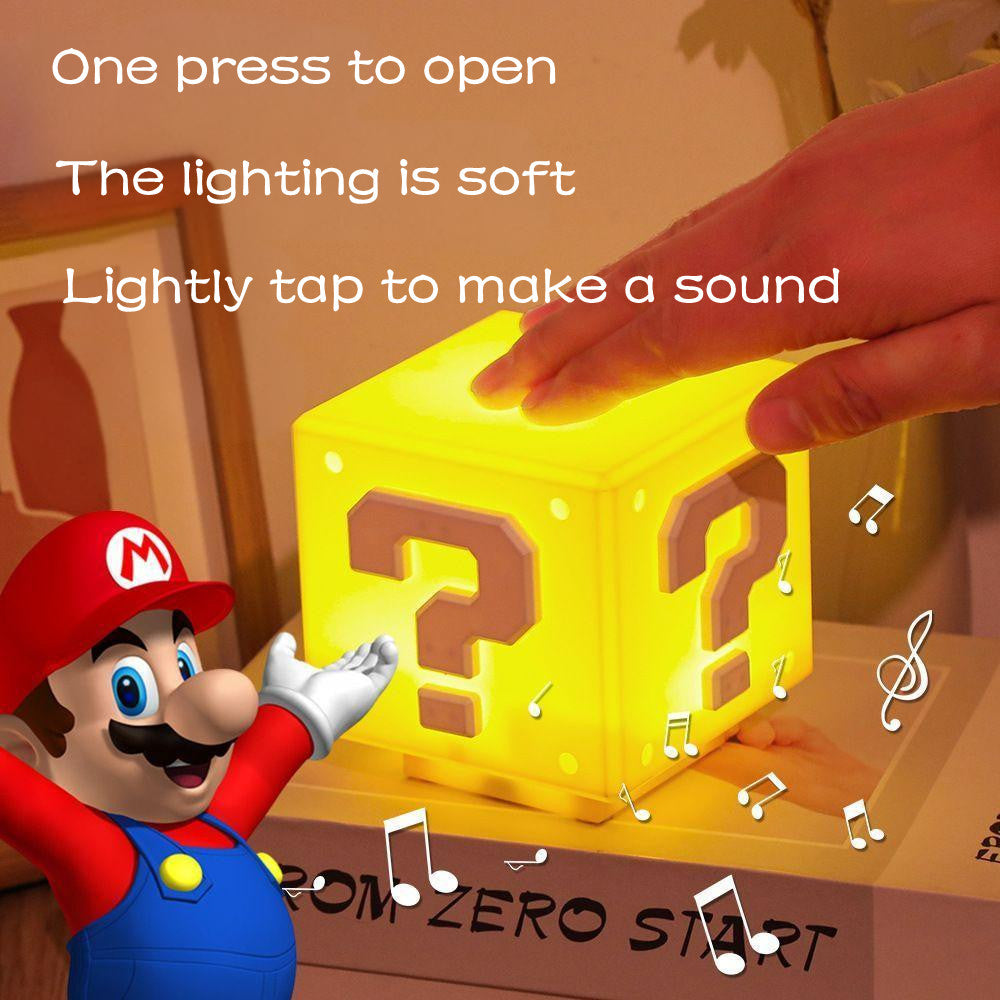 Mario Creative Night Light Super Mario Sound Effects