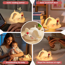 将图片加载到图库查看器，Sweet Heart Elephant Night Light