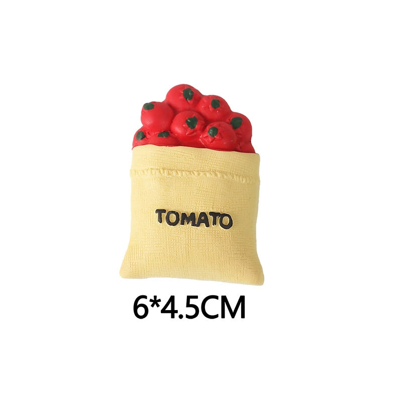 3D Resin Food Theme Shape Fridge Magnets