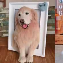 将图片加载到图库查看器，‌Custom Woolen Felt Pet Frame - Uniquely Yours!‌